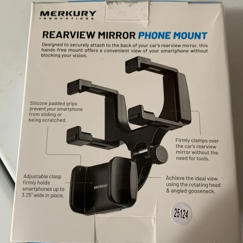 Phone Mount (Rearview Mirror) NWT - Picture 3 of 4